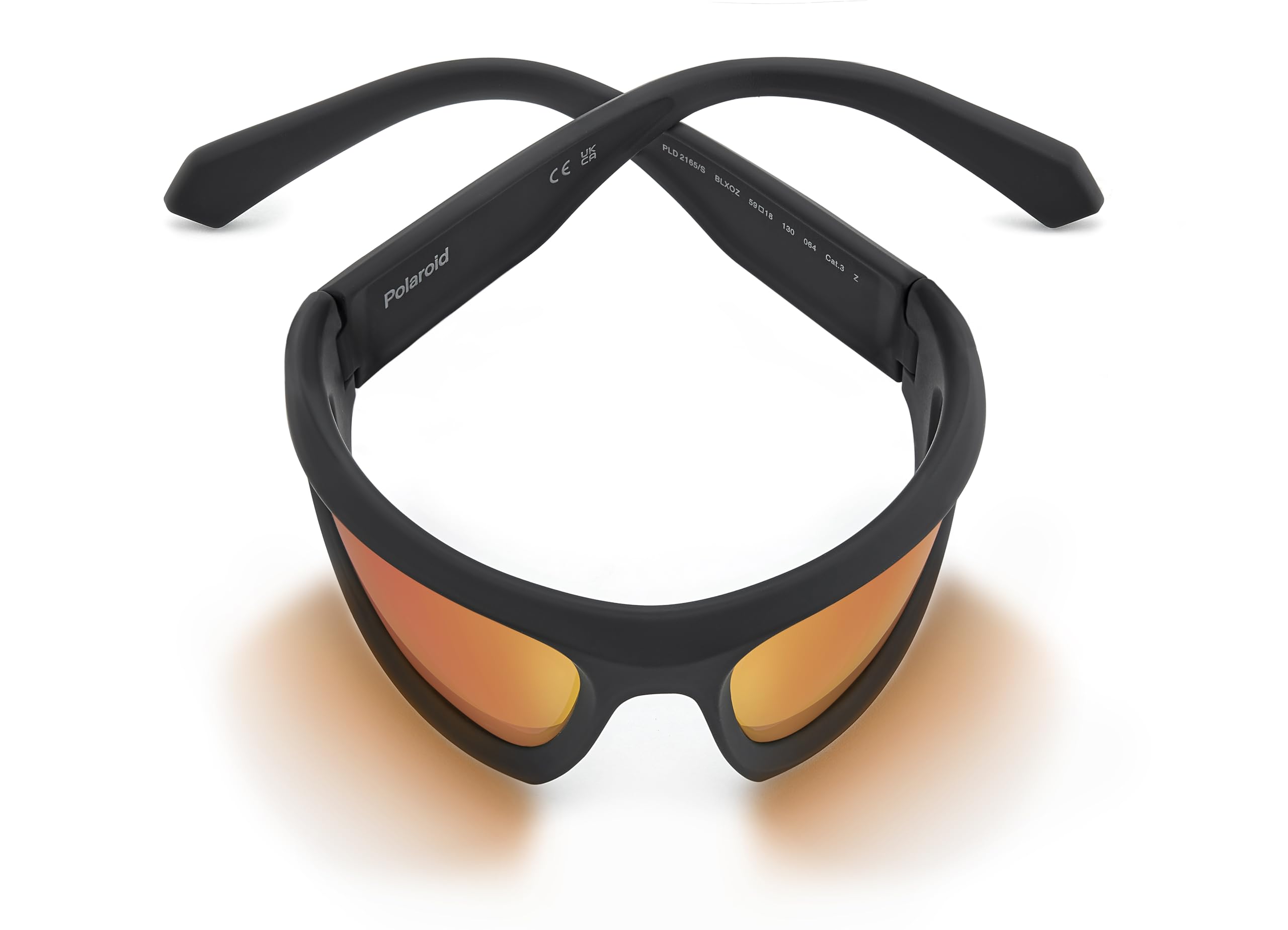 POLAROID Occhiali - modello PLD 2165/S, colore matte black red, lente 59 mm, ponte 18 mm