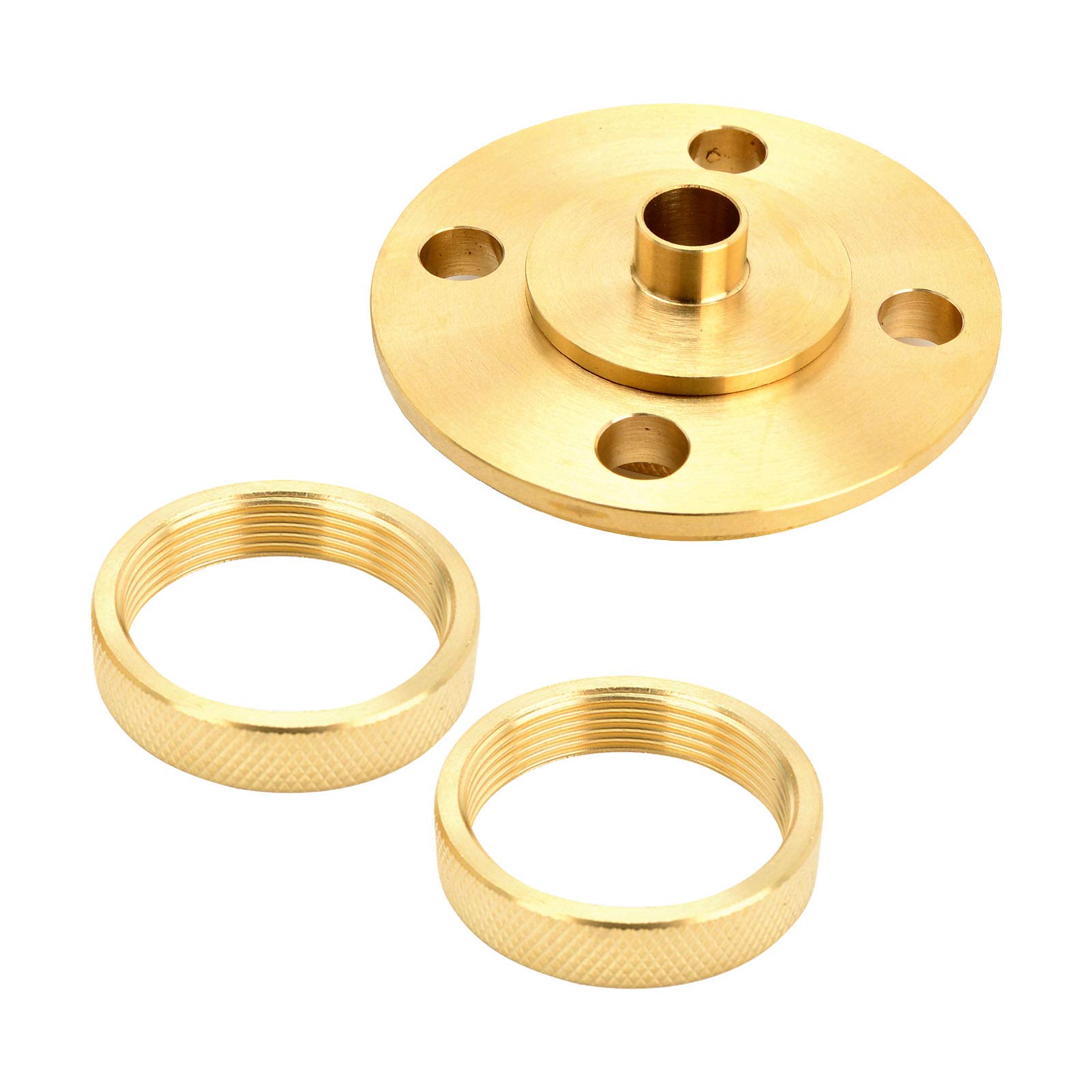 Shoze 10PCS Brass Router Boot Kits Solid Brass Template Guide Kit Cnc Precision Ground Router