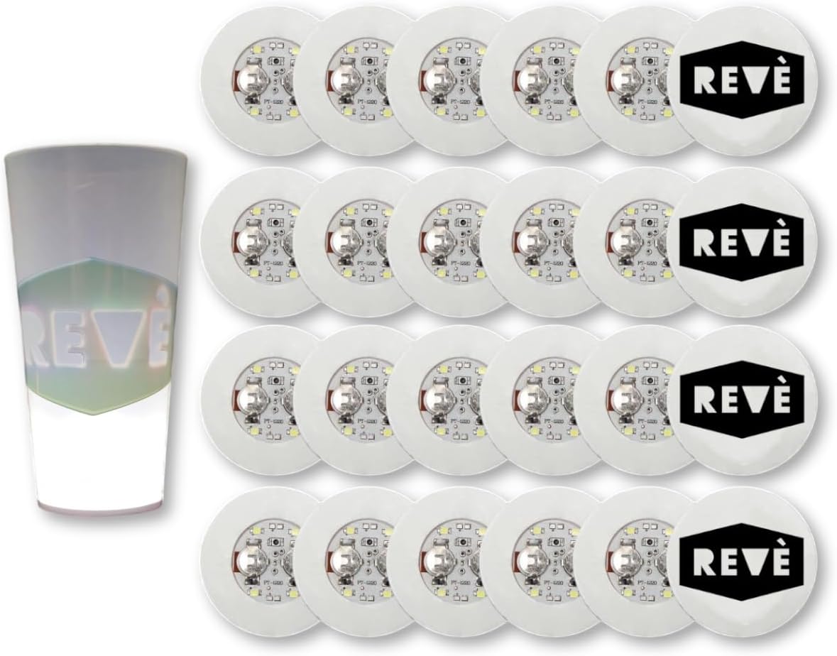 ReVè Sound-Reactive LED Sticker Lights – 24 Pack