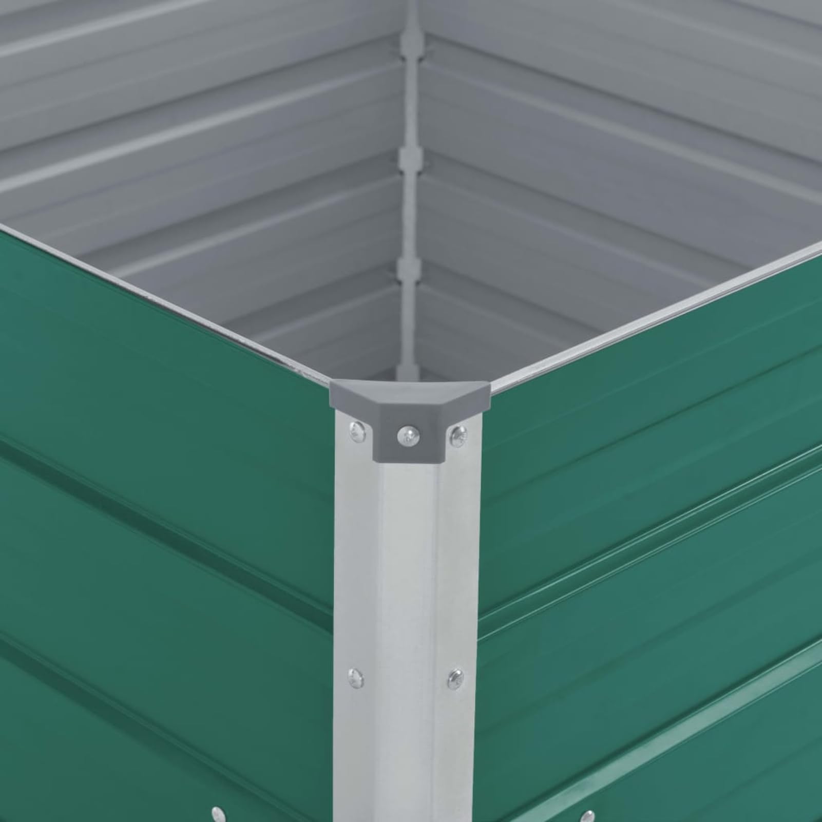 Gecheer Mesa de Cultivo Verde de Acero Galvanizado con Estructura Robusta y Fácil Montaje