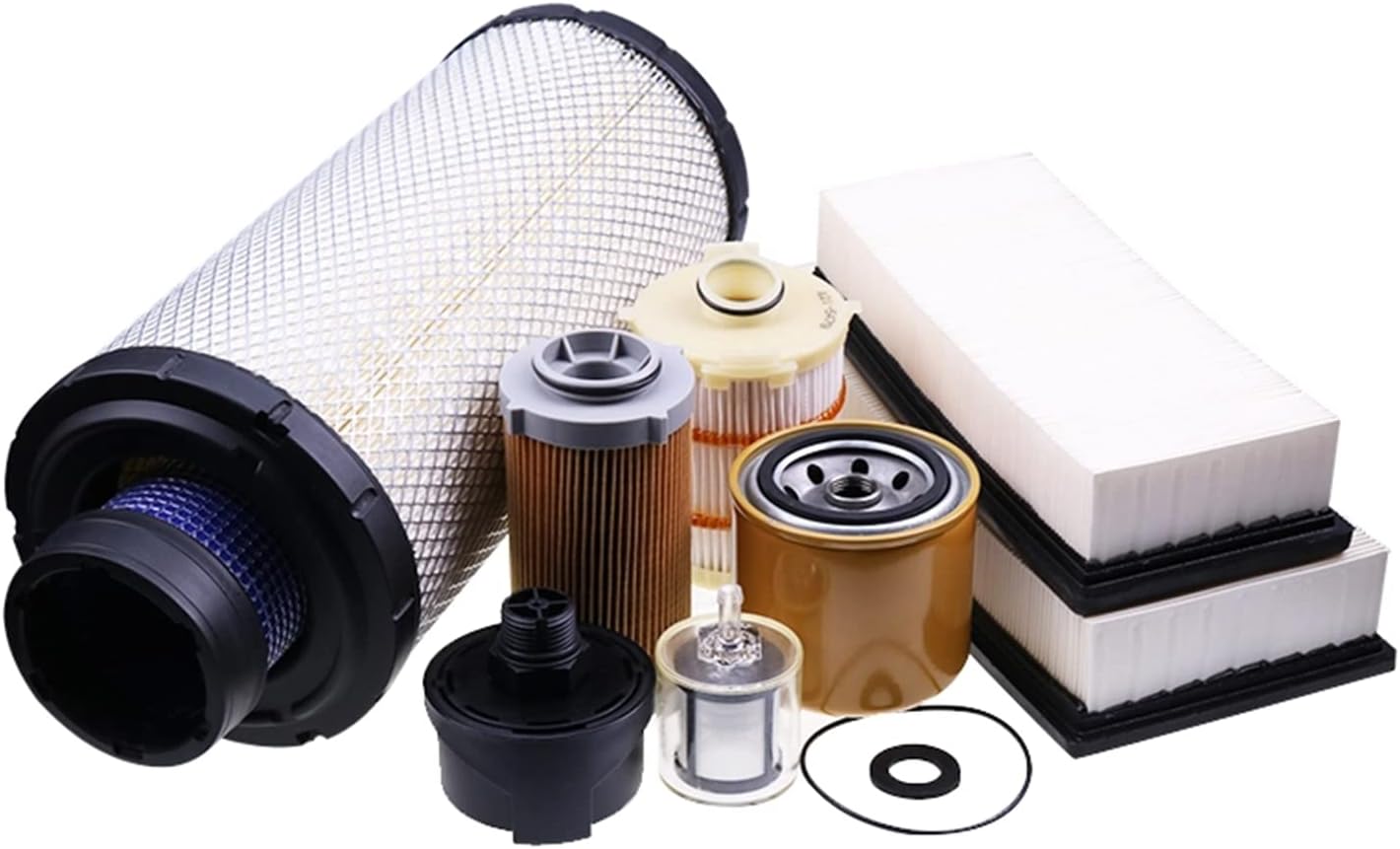 1000 Hours Filter Kit Compatible for Caterpillar Track Loader 259D 279D 289D 299D 299D2