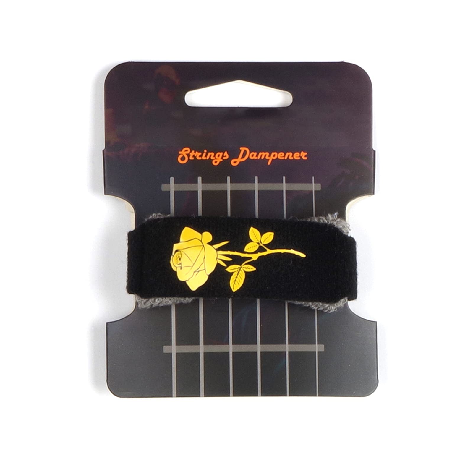 Gegong Guitar Bass String Muter Noise Reducer Dampener Universal Guitar Fretboard Muting Wraps Fit for 6-String Guitar, 4-string bass