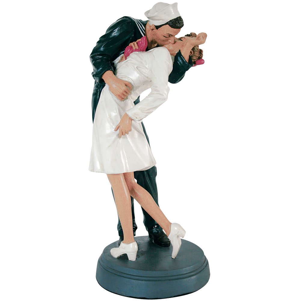 Pacific GiftwareUnconditional Surrender WW2 Navy Sailor and Nurse Statue Icon Scene