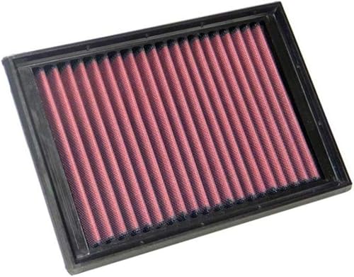 K&N Filtro de aire del motor Aumente la potencia y remolque, lavable, Premium, Filtro de aire de repuesto Compatible con PEUGEOTFORD 1982-2006 (206