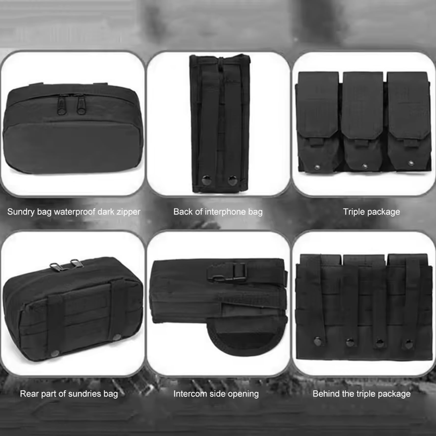 NIDONE Chaleco Airsoft, Portador de Placa Molle Multifuncional, Chaleco de Paintball Transpirable Ajustable para Entrenamiento de Guardias de Seguridad, Campo y Exteriores