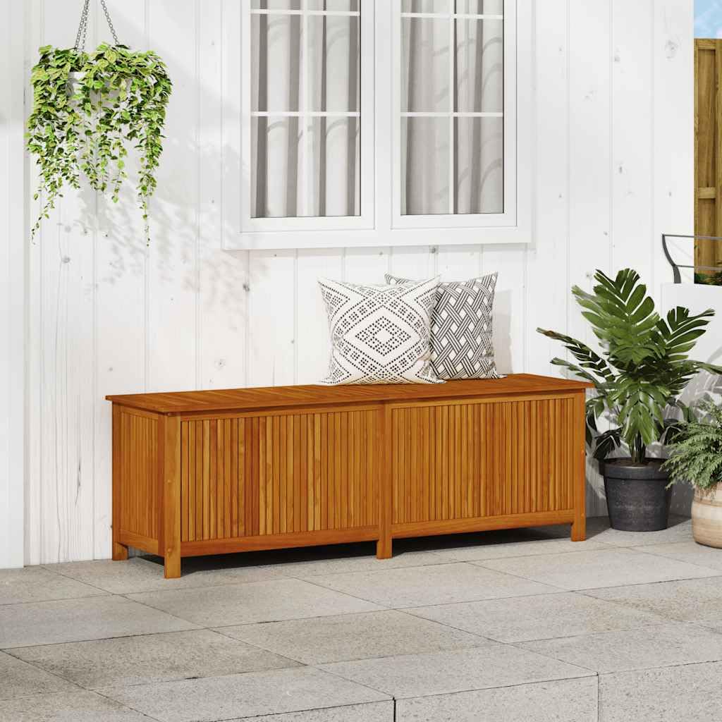 vidaXL Garten-Aufbewahrungsbox 175x50x58 cm Massivholz Akazie