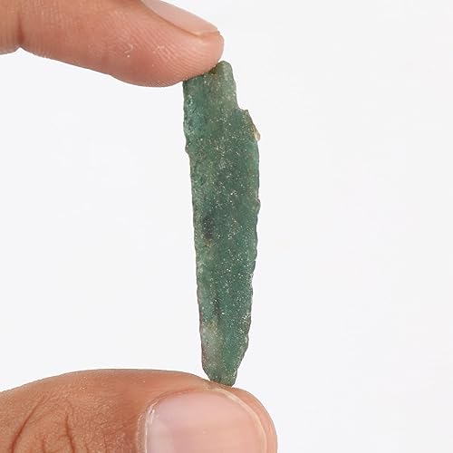 Miniatura 2 de Gemhub 26.75 ct Piedra Suelta Sin Cortar Jade Verde Sin Tratar para Decoración, Joyería