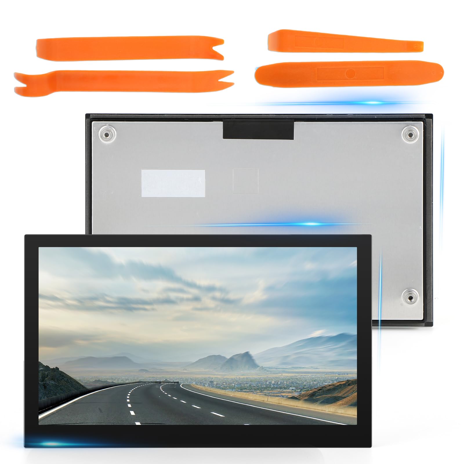 8" LCD Schermo per Hyundai Tucson 2021-2023 Display per Santa Verna Solaris Touch Screen Vetro LCD per KIA Sorento Seltos Schermo Screen TDO0797F0013 Display con Strumenti