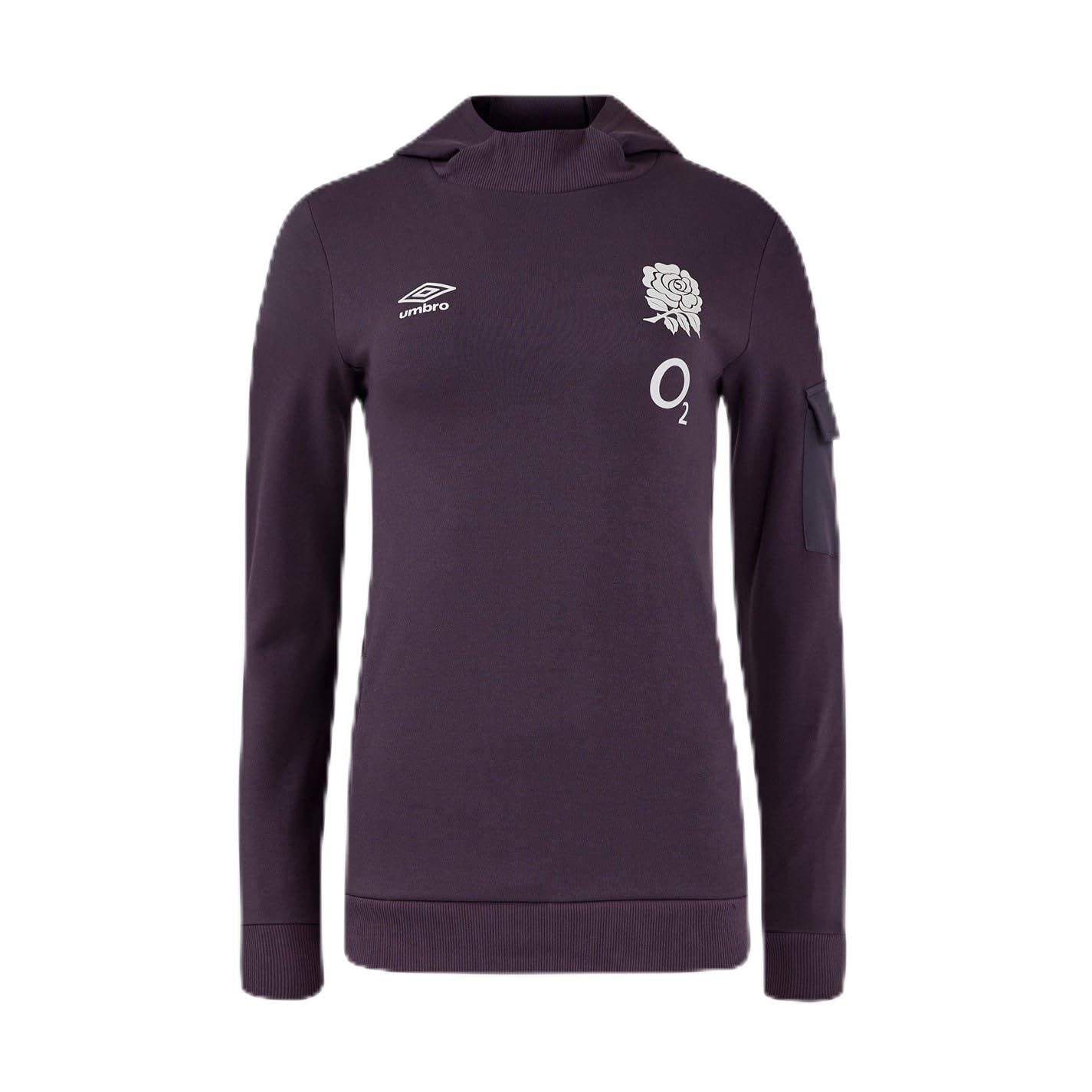 Umbro Mens England Rugby Hoodie 2024 Adults Nightshade L
