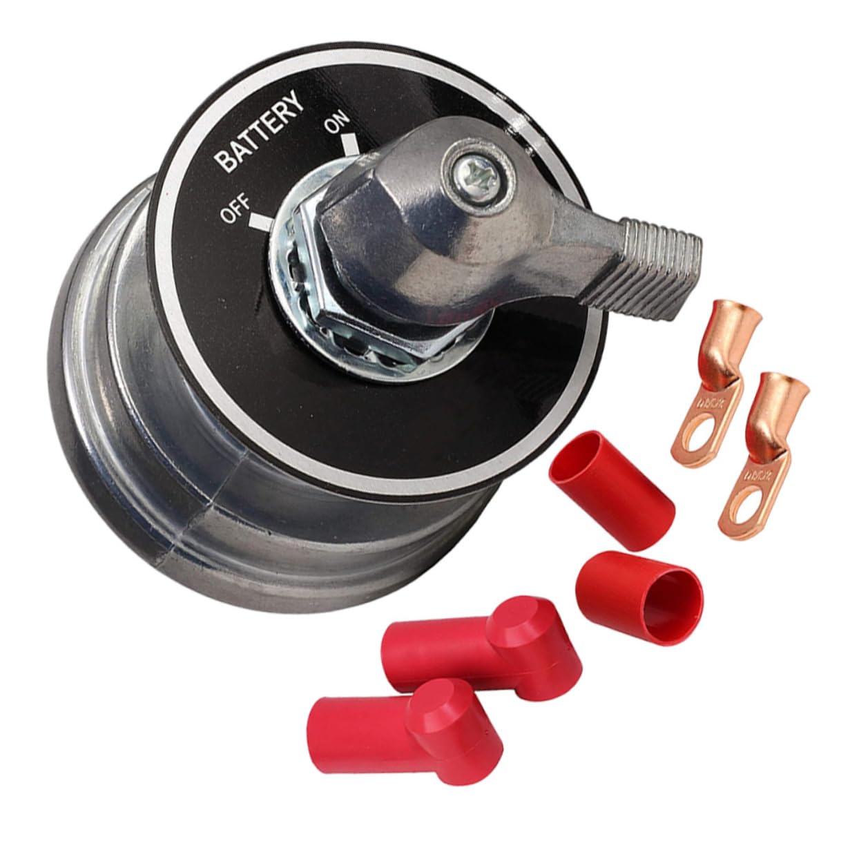BRIGHTFUFU 1Set High Battery Isolator Cut Off Switch for Car Boat Truck Durable and Power Disconnect Easy Install Battery Kill Switch