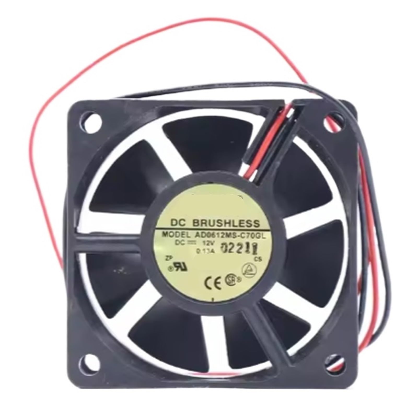 TSCFHGQI AD0612MS-C70GL 6020 60x60x20mm 6cm 12V DC 0.13A 10.8CFM 4000RPM cooling fan