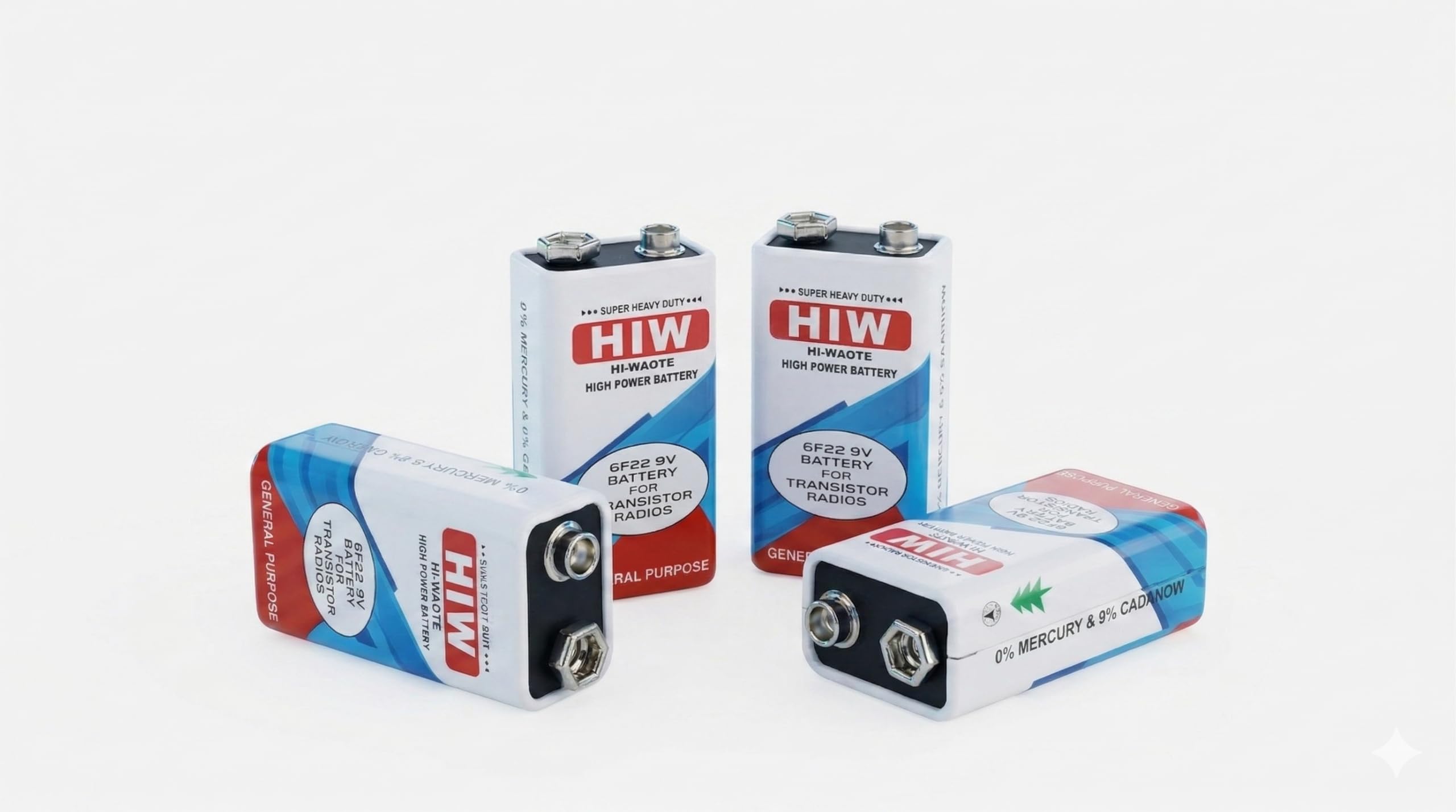 UNIVERSAL HUB 4PIECES 9V Batteries | Long Life Zinc Carbon 6F22 29312 HIW Super Heavy Duty Battery for Toys, Remote, Multimeter, DIY Electronics & General Purpose-picture-24