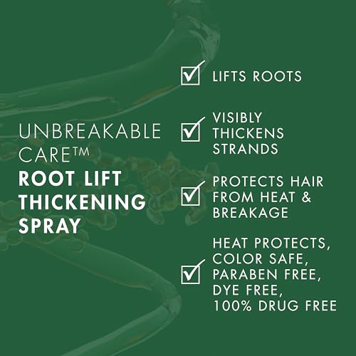 Nexxus Root Lift Thickening Spray Unbreakable Care with ProteinFusion Blend of Biotin,Keratin & Collagen Amino Acids,6 oz,(Pack of 2) - image 7