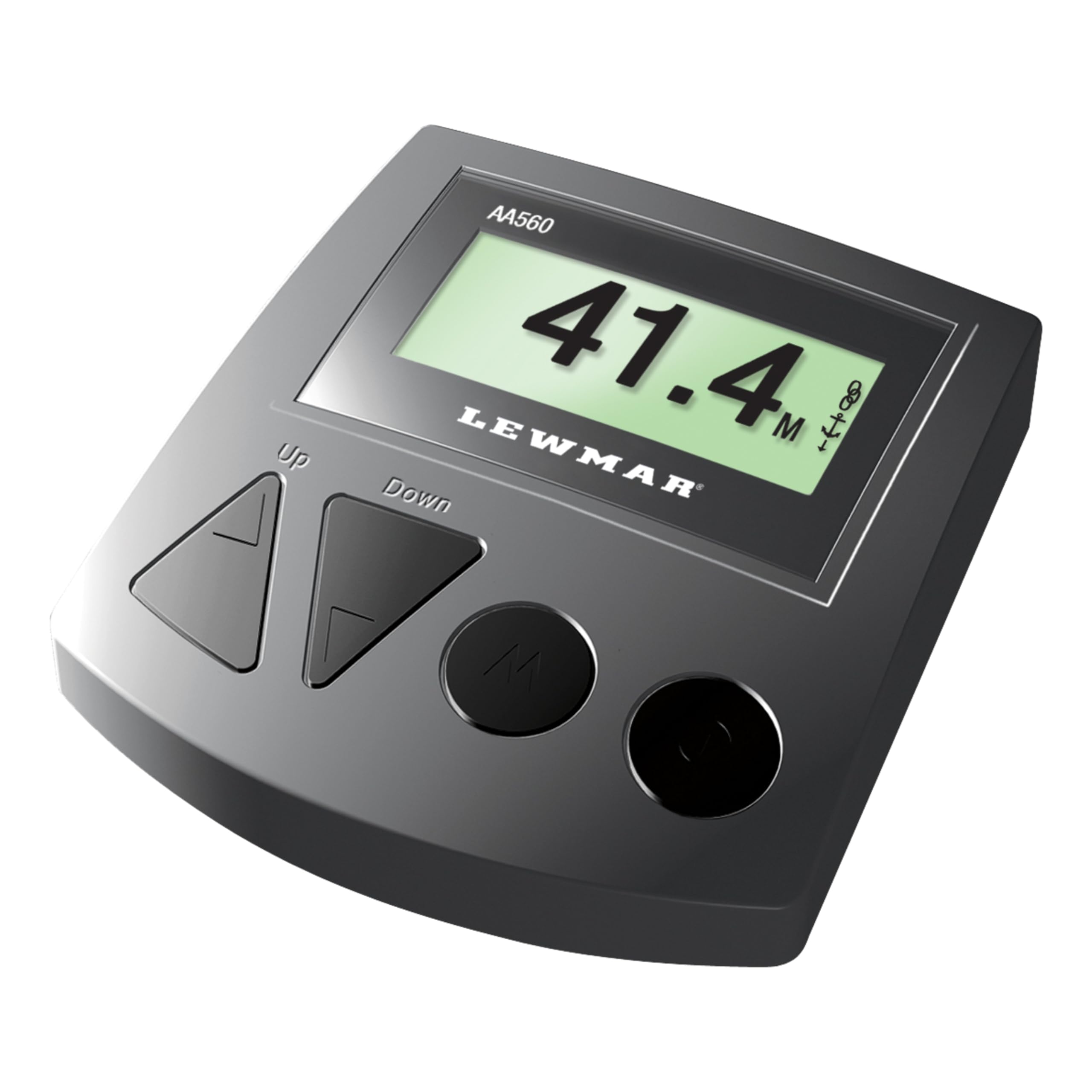 Lewmar Kettenzähler AA560, One-Touch-Bedienung, reduziert manuelle Kettenhandhabung, eingebauter Docking-Alarm, präzise Kettenlängenverfolgung, kompatibel mit DC, AC, hydraulischen Ankerwinden