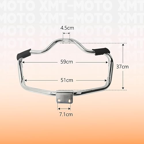 Miniatura 3 de XMT-MOTO Protector de motor de bigote de 1 14 pulgadas, barra de choque de 1.25 pulgadas para modelos Harley Davidson Sportster XL XL1200 XL883