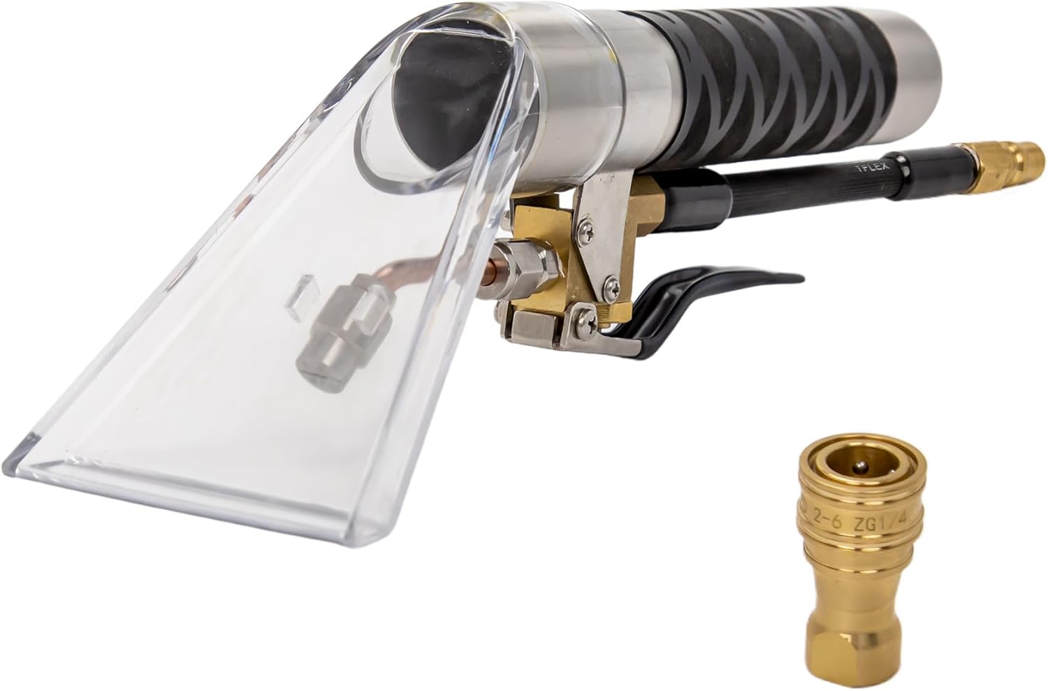 Carpet Extractor Wand for Shop Vac/Mytee Upholstery Vacuum Extractor, 1/4"Quick Disconnect Coupler Valve, Upholstery Cleaning Extractor Hand Tool for Carpet Cleaning/Car Detailing