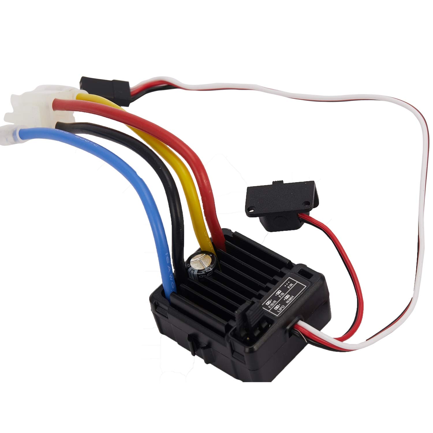 Amazon | Gkhowiu WP-1060-RTR 防水 2S-3S 60A ブラシ付き ESC 1/10