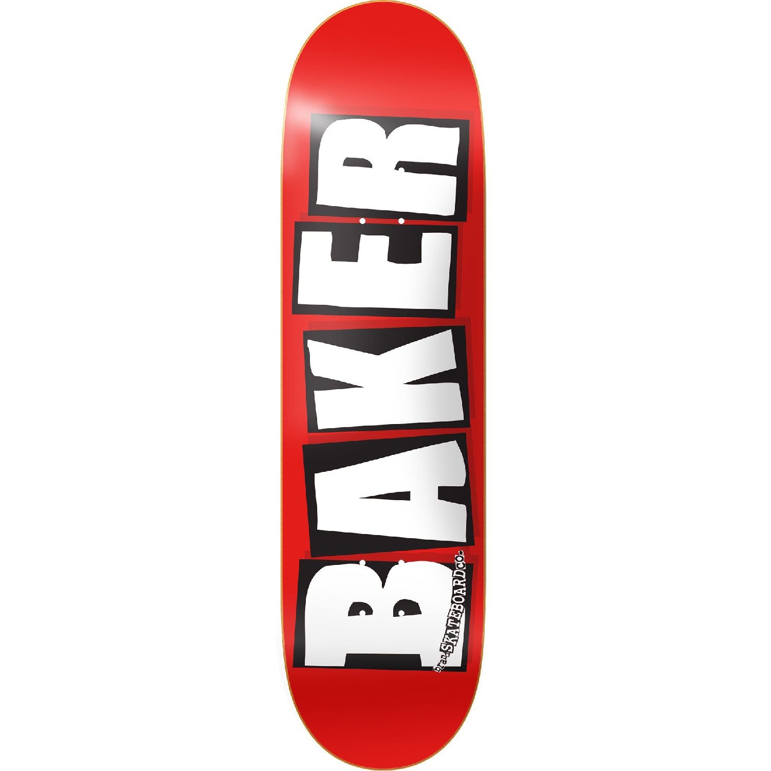 Baker Skateboards Brand Logo Red/White Deck 8.25"