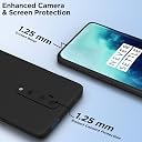 Pikkme OnePlus 7T Pro Back Cover Camera Protection Shockproof Soft Matte Silicone Back Case for OnePlus 7T Pro (Black) gallery image