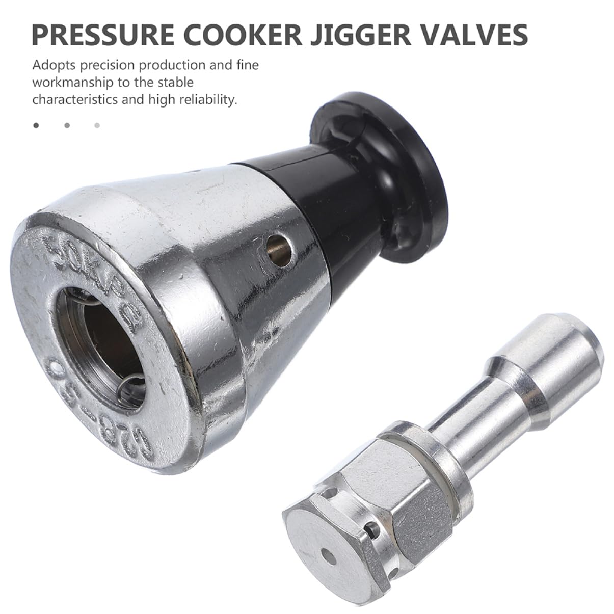 VOSAREA 5 Ensembles Soupape De Sécurité pour Autocuiseur Kit De Remplacement Accessoires pour Cuisinière À Pression Échappement Et Limitation De Pression Facile À Installer Et 2 Pièces * 5