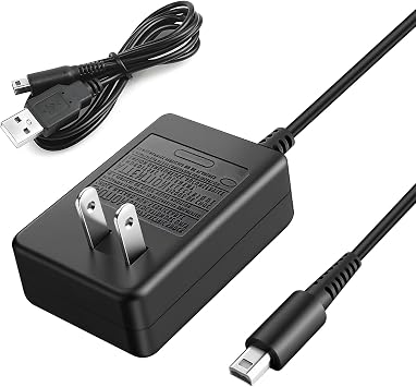 3DS Charger Compatible with Nintendo 3DS XL, DSi XL, New 3DS & 2DS