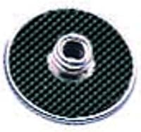 Vista 3 de Manfrotto Adaptador de montaje, rosca hembra de 1/4" x20 a macho de 3/8" con brida moleteada. (#3367)