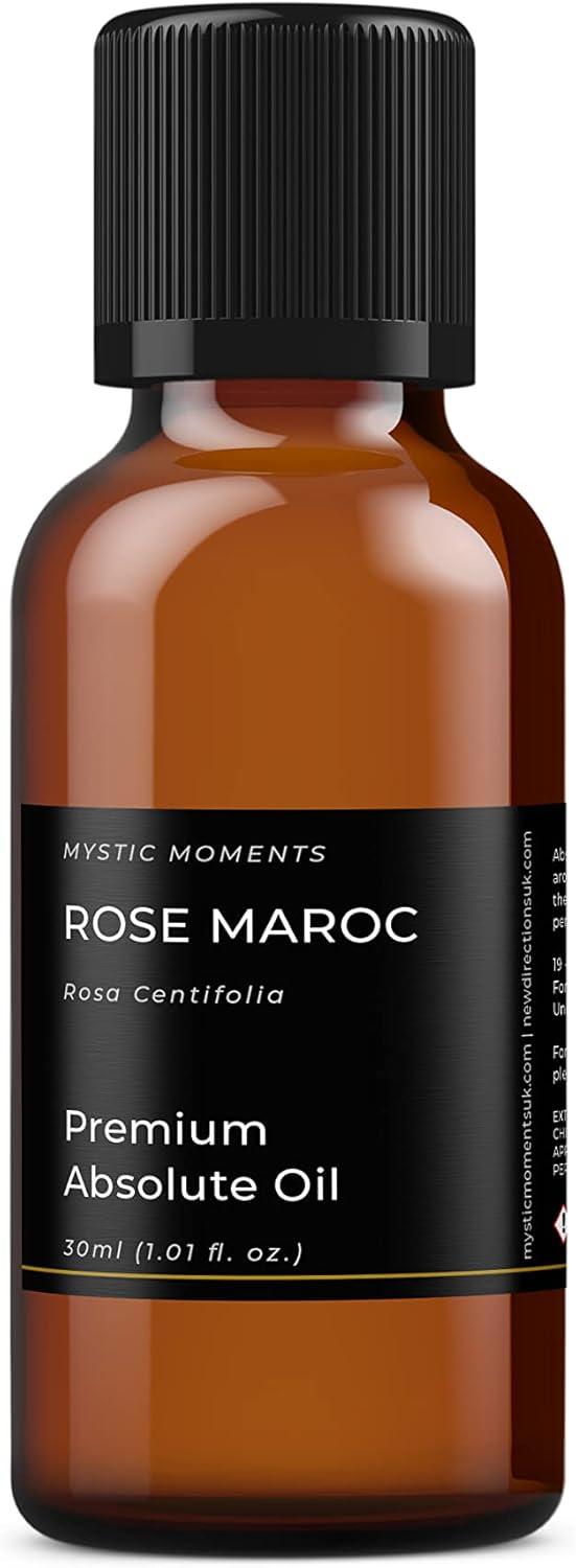 Mystic Moments | Rose Maroc Absolute Oil 30ml (Rosa Centifolia) Pure & Natural Absolute Oil for Skincare, Perfumery & Aromatherapy