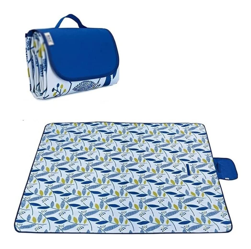 CVdrtyED Picnic Blanket Lightweight Outdoor Beach Blanket, Waterproof Picnic Machine Washable Mat for Travel Camping Outdoor Mat(B)