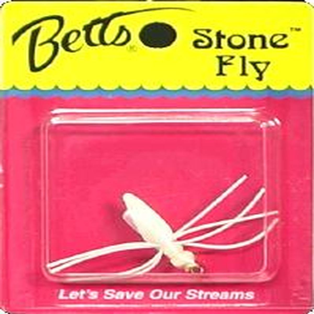 Buy Belts Stone Fly Fishing Lure (Pack of 2), White, Size 8 Online at