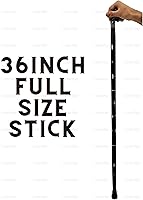 Vista 5 de Handicrafts - Bastón de mano hecho a mano de latón macizo negro antiguo (estilo VII)