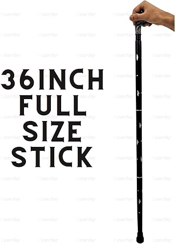 Miniatura 5 de Handicrafts - Bastón de mano hecho a mano de latón macizo negro antiguo (estilo VII)