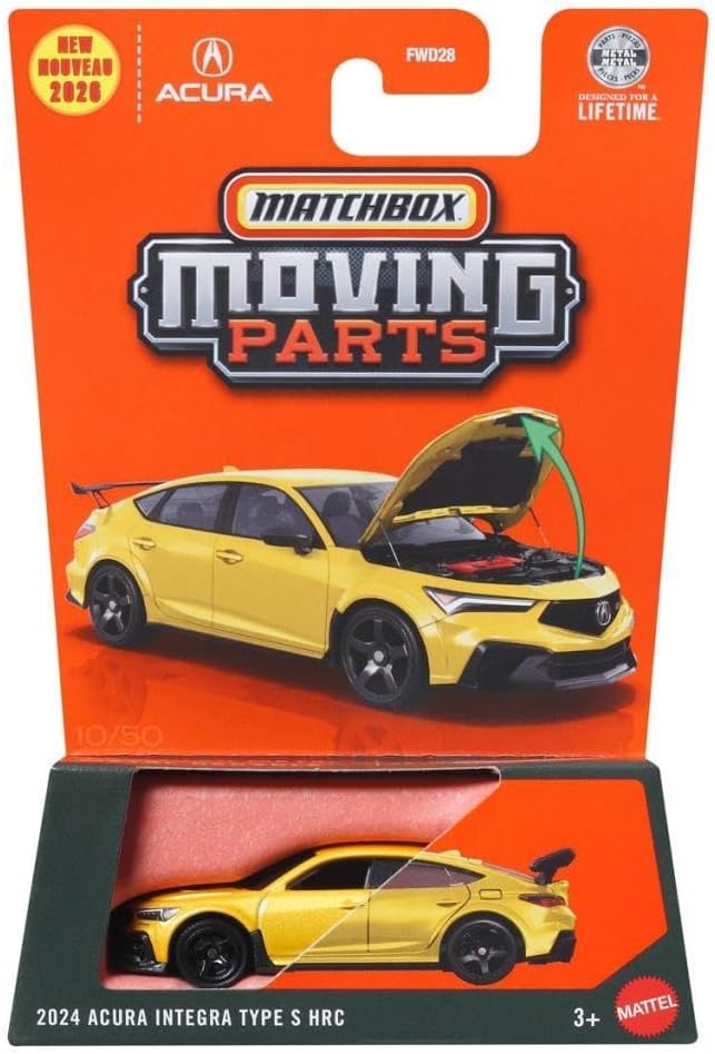 Matchbox 2026 1:64 Arabalar 2024 ACURA INTEGRA TYPE S HRC JHV20