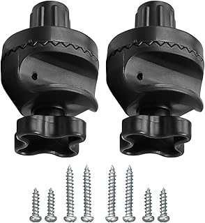 Outdoor Porch Patio Swings Plastic Fittings to Attach Canopy Frame to Swing Frame, 2 Pack