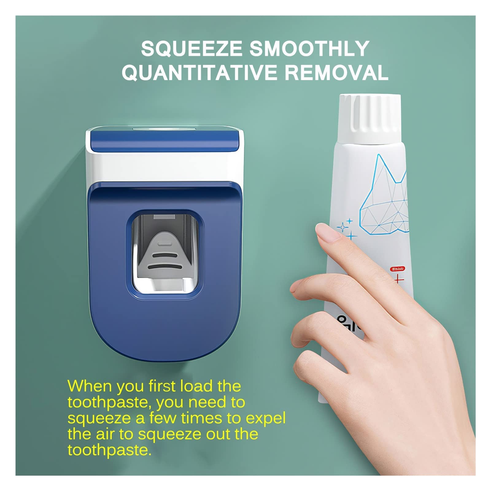 Toothpaste Dispenser Wall-Mounted Toothpaste Squeezer Utility Toothpaste Dispenser Toothpaste Gadget Bathroom Household Toothpaste