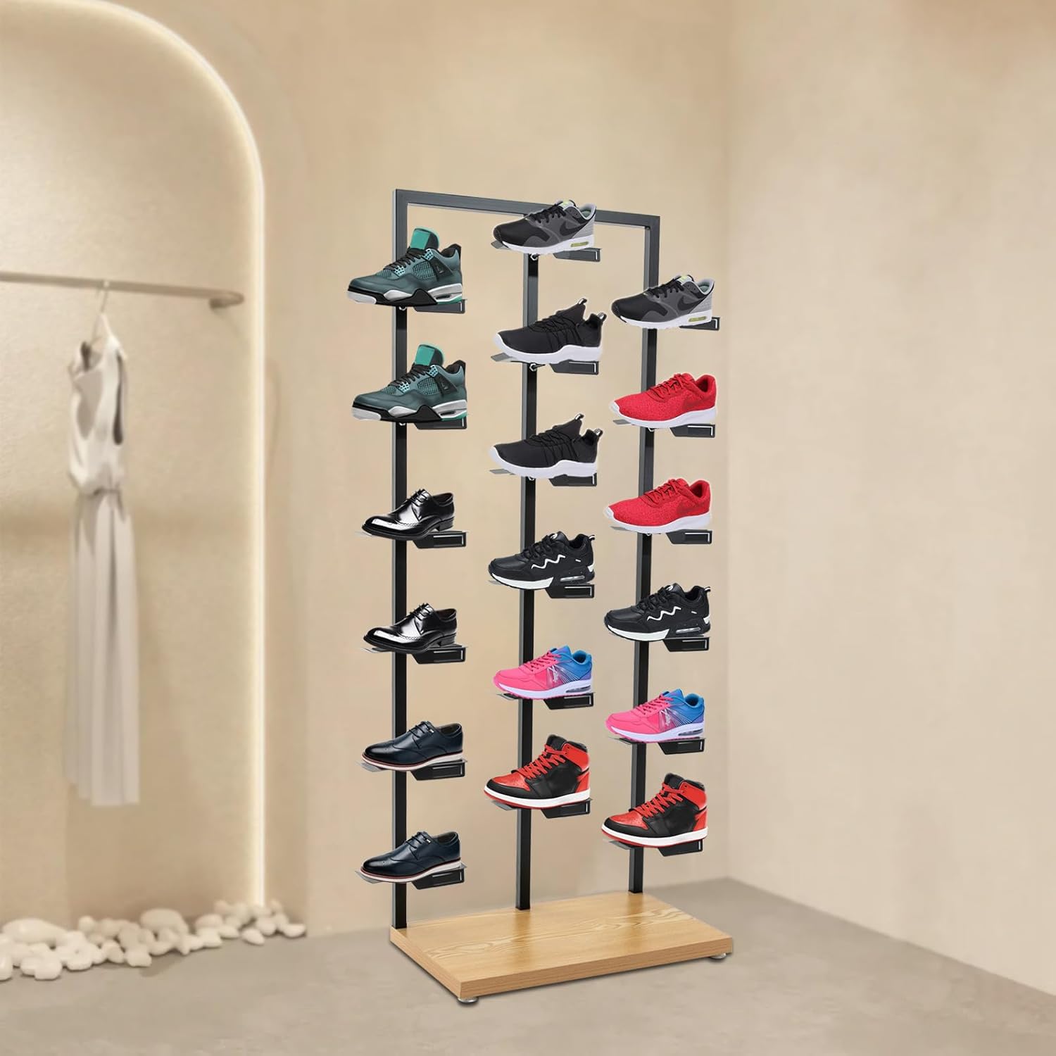 Commercial Store Shoe Rack, Free Standing Retail Jamaica Ubuy