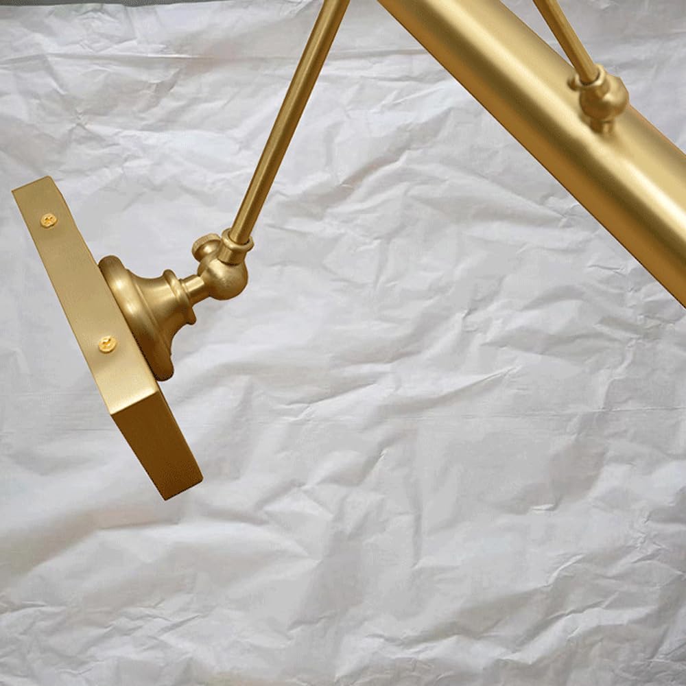 Luci da toeletta retrò Americane in Ottone/Cromo, Applique Decorativa a LED Industriale in Ottone, luci per specchi da Bagno, Applique per Sfondo Soggiorno, Lampada da toeletta.