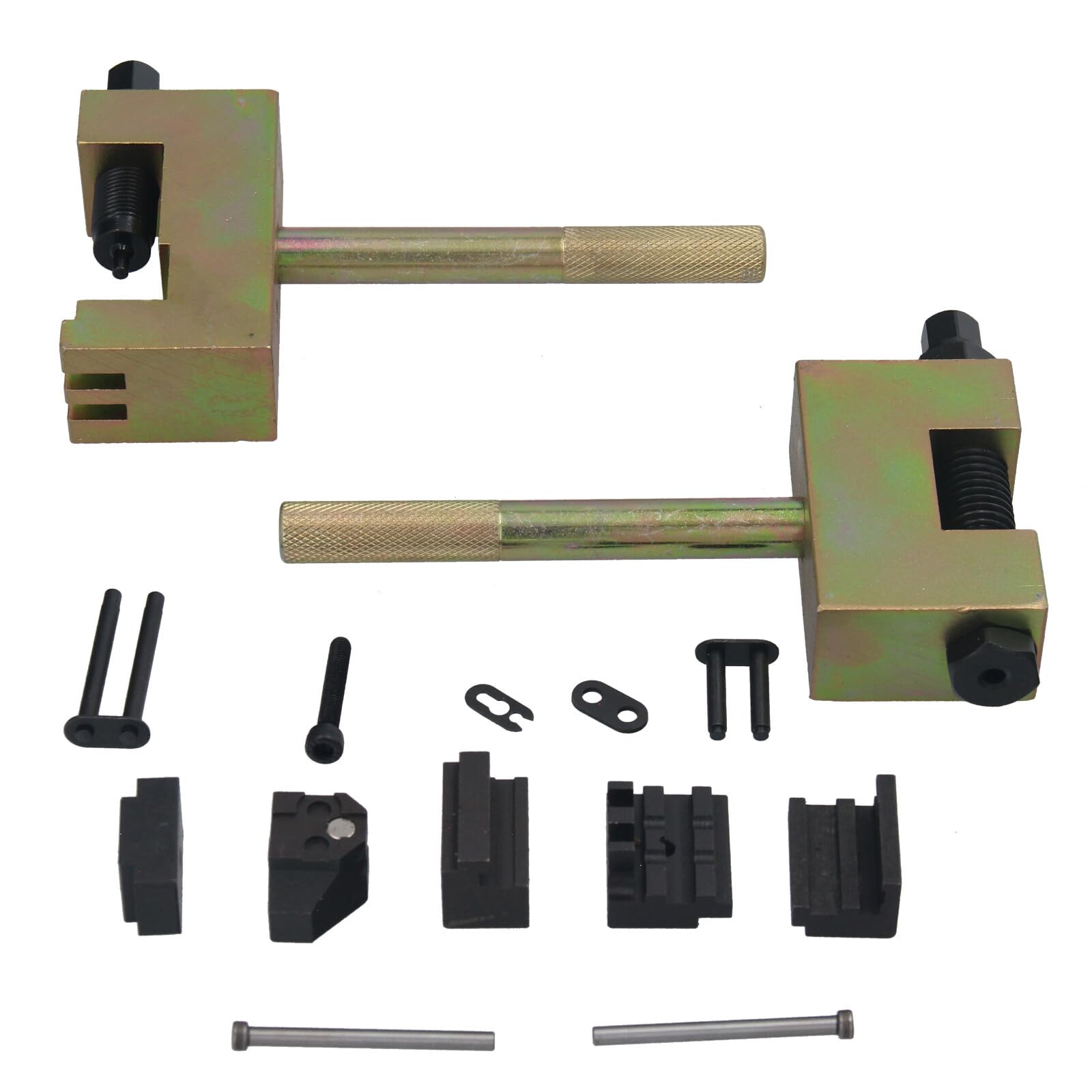 Kit de rivetage et dérivetage de chaînes GEPCO Profi compatible avec Mercedes-Benz M271 M272 M273 M642 M651 CDI - Ensemble d'outils de séparation et de montage - avec boîte de rangement robuste