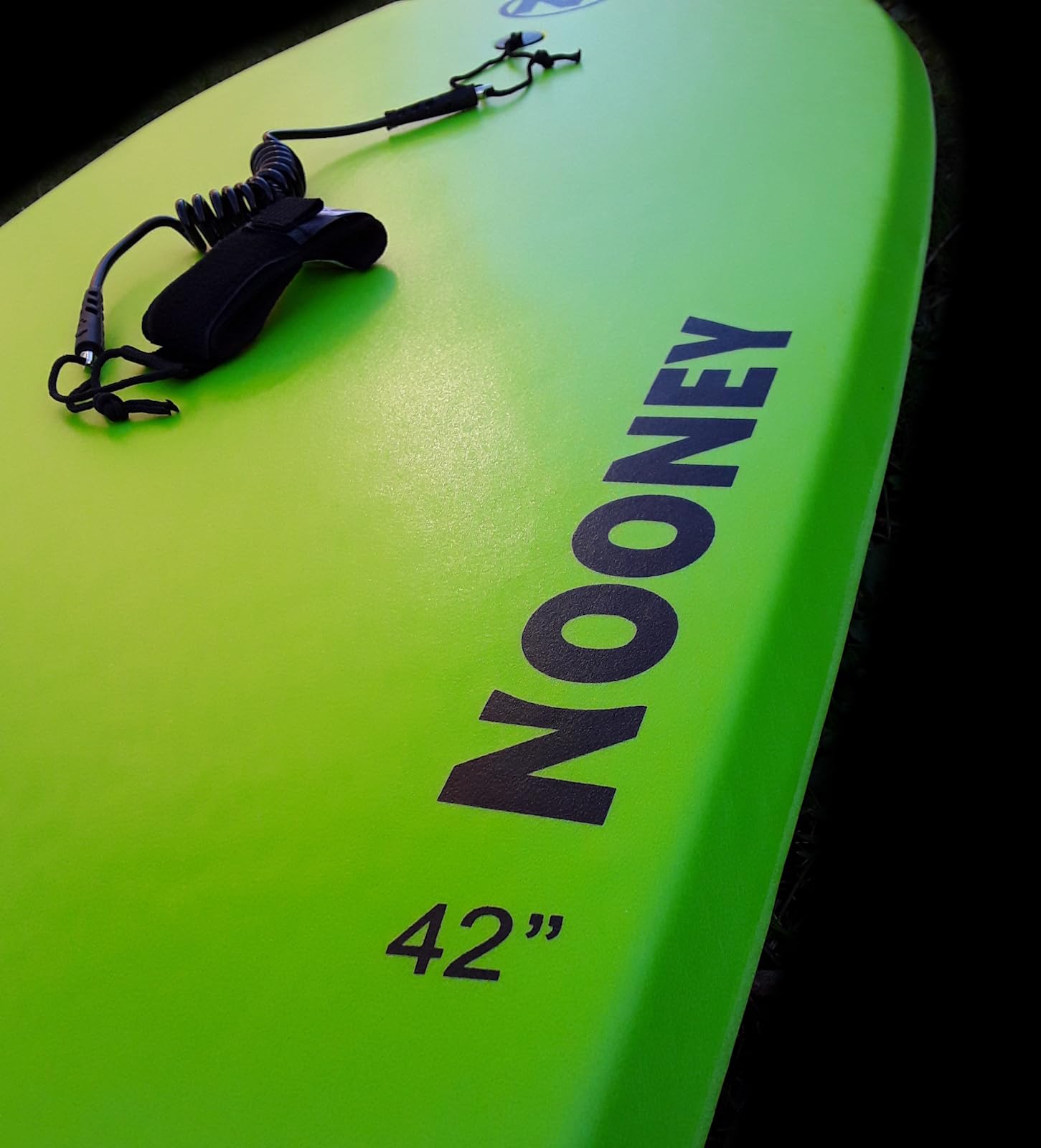 Nooney Bodyboard EPS grün mit Leash in verschiedenen Größen | Wellenboard | Wellenbrett