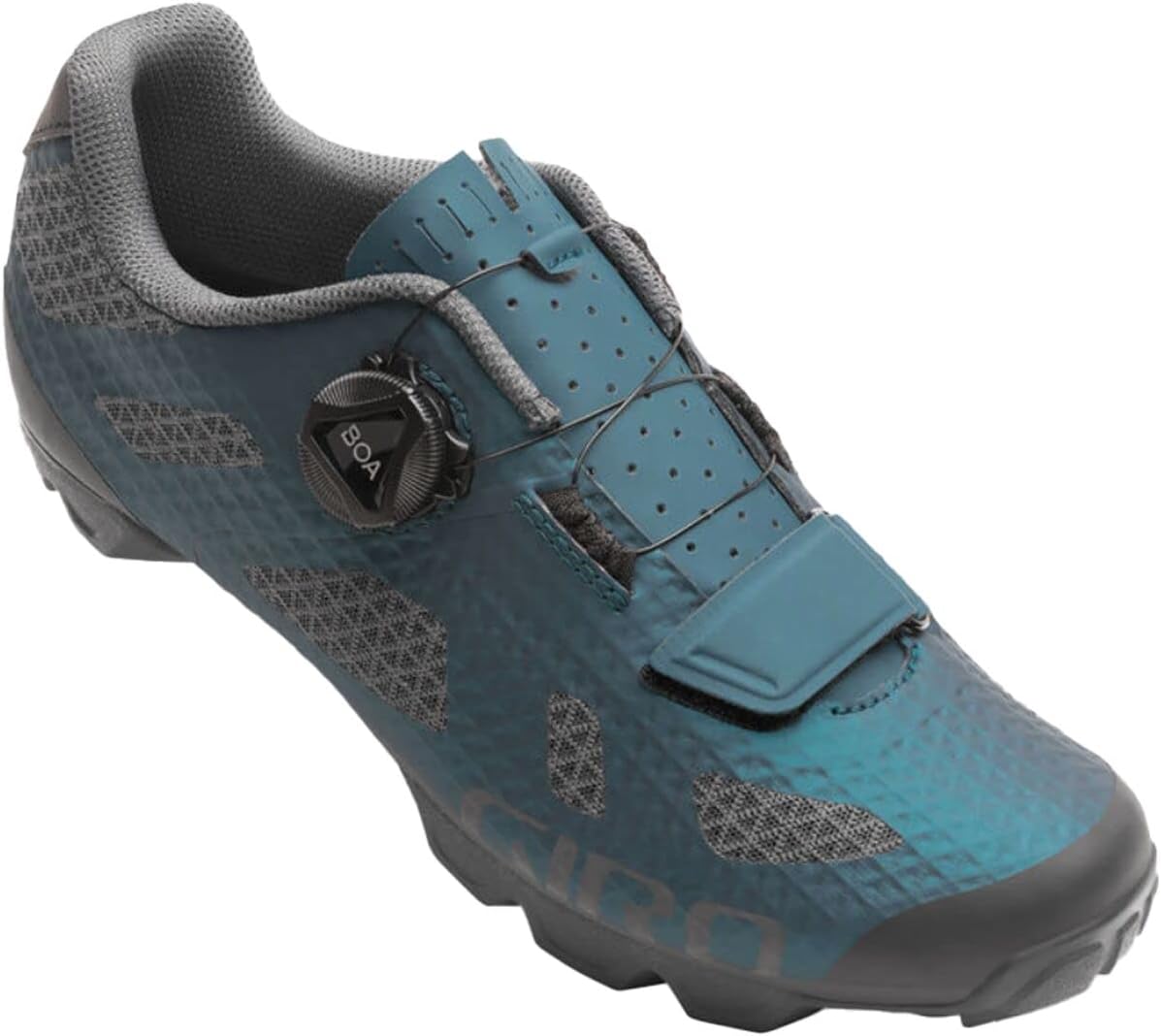 Giro Rincon Women's Mountain Bike Shoe, Harbor Blue Anodized (2022), US 6 / EU 37