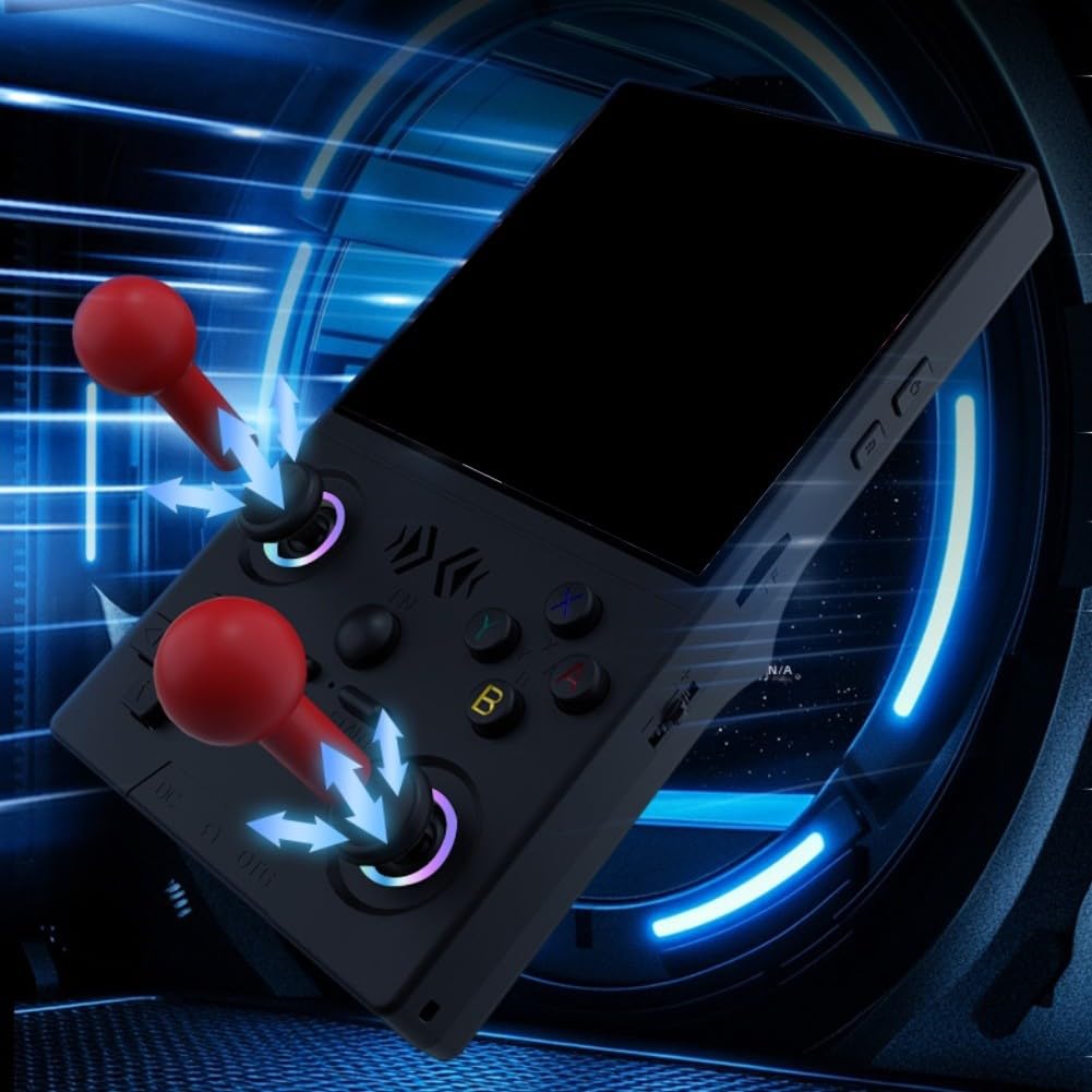 Console portatile da 4 pollici HD WiFi portatile, supporto multiplayer, 14,8 x 3,5 x 3,2 cm, materiale ABS, gioco sociale