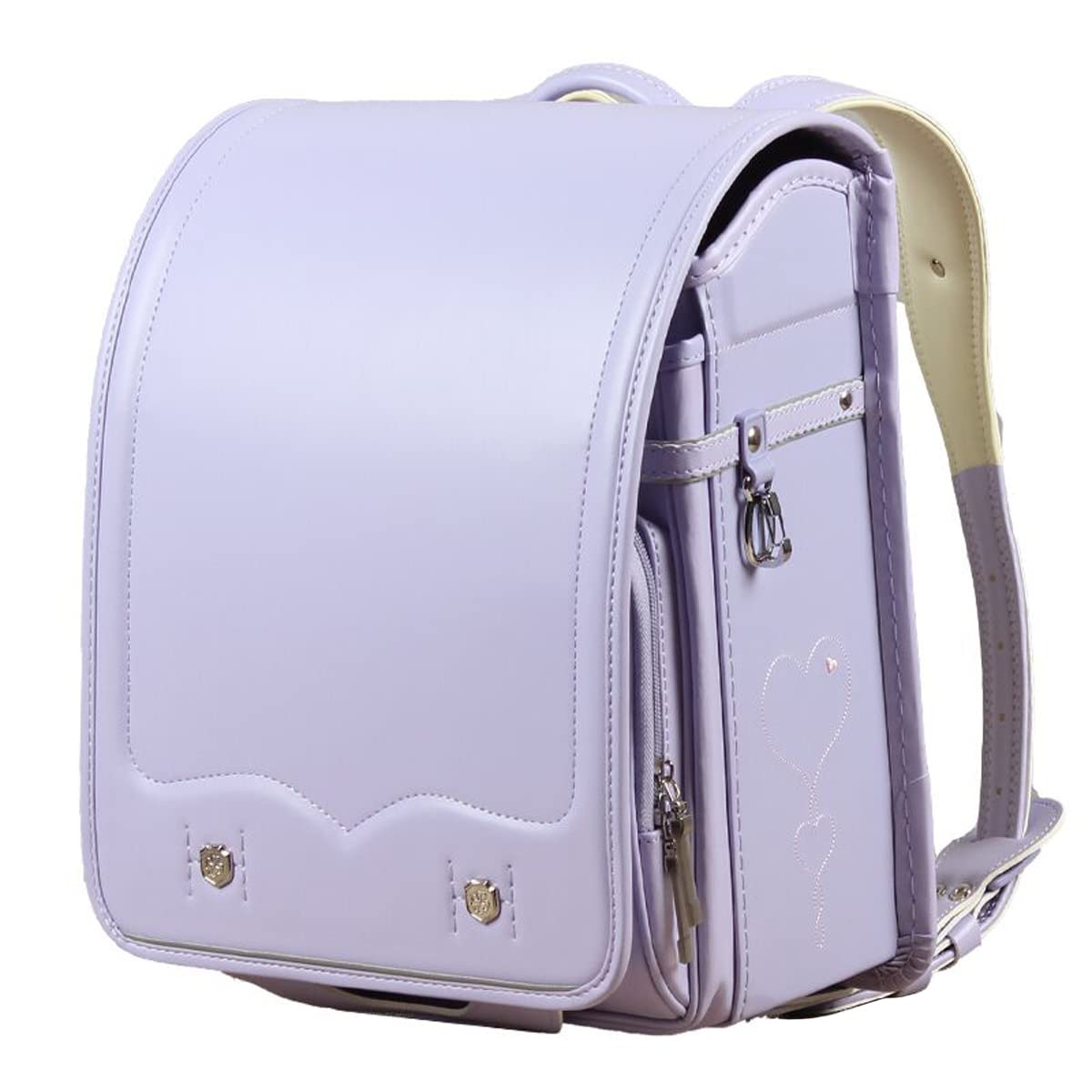 Milworldrandoseru purple backpack japanese school bag Senior PU leather rotate lock send gift