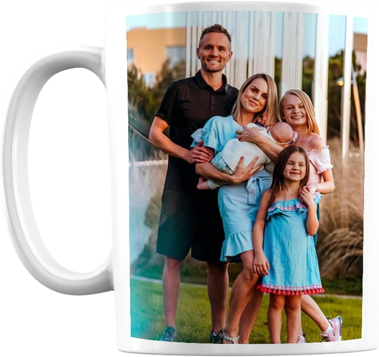 Personalised Photo Mug Cup 11oz - Custom Design with Your Image, Name, Logo or Text, Ideal Tea & Coffee Companion, Perfect Personalised Gift