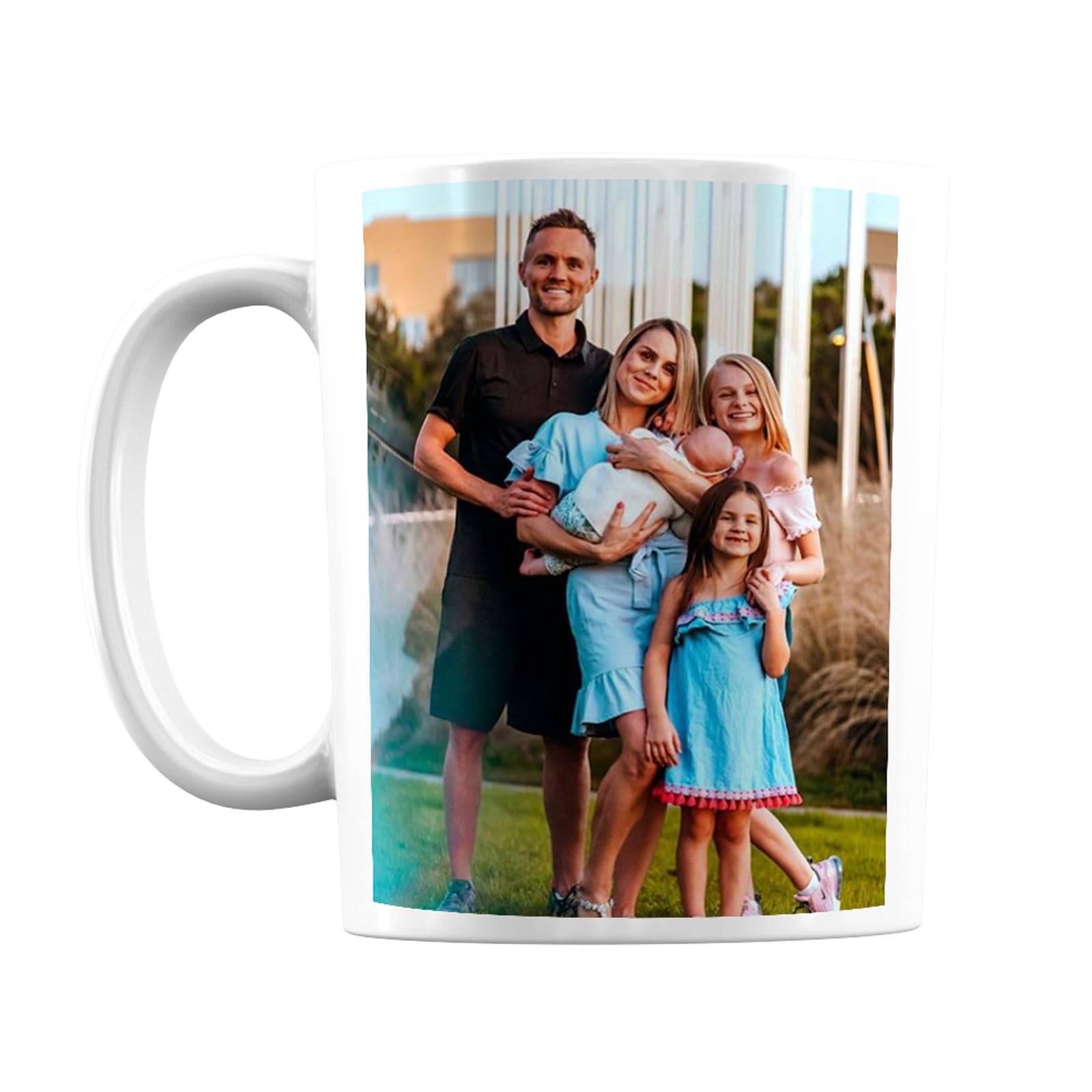 Personalised Photo Mug Cup 11oz - Custom Design with Your Image, Name, Logo or Text, Ideal Tea & Coffee Companion, Perfect Personalised Gift