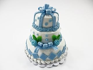 New Dollhouse Miniature Food 3 Tier Anniversary Cake 3 Layer Wedding Cake 15995