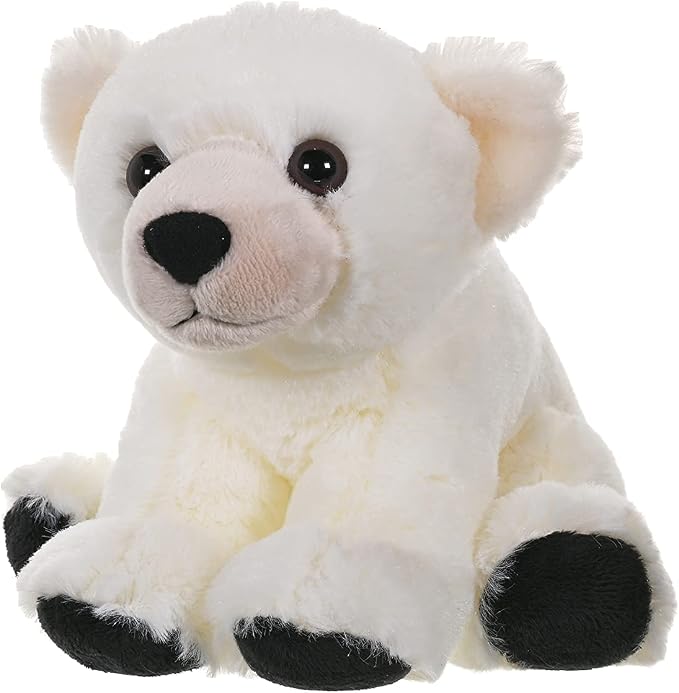 Peluche Oso Polar Bebé Wild Republic 8 Pulgadas miniatura 6