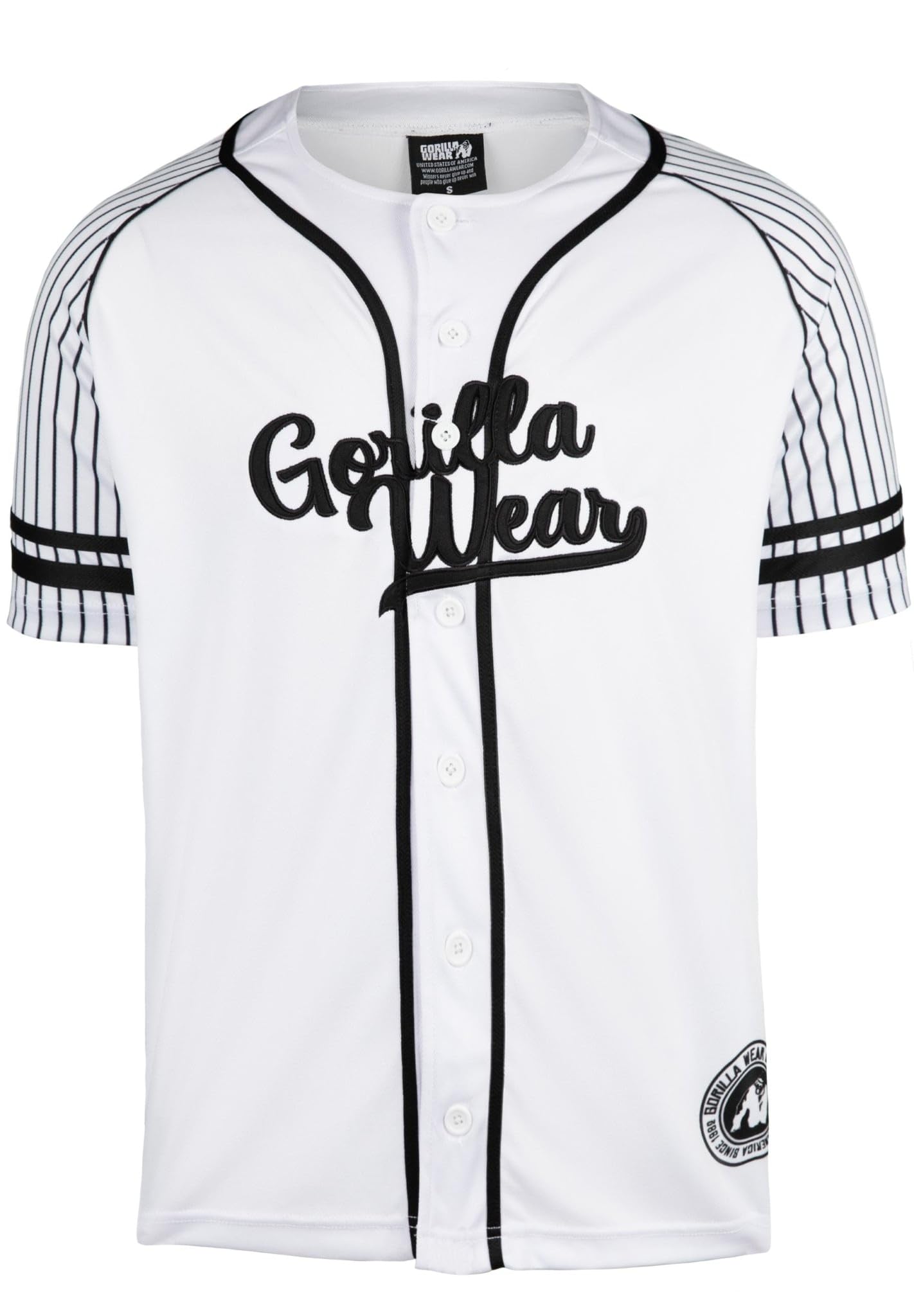 Gorilla Wear Jersey 82 Baseball Blanc