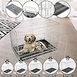 ⭐⭐⭐⭐⭐ HOCHWERTIG: Die tragbare Transportbox besteht aus einem haltbaren, verzinkten Stahlrahmen und und verfügt über zwei Türen, die mit Riegel gesichert sind