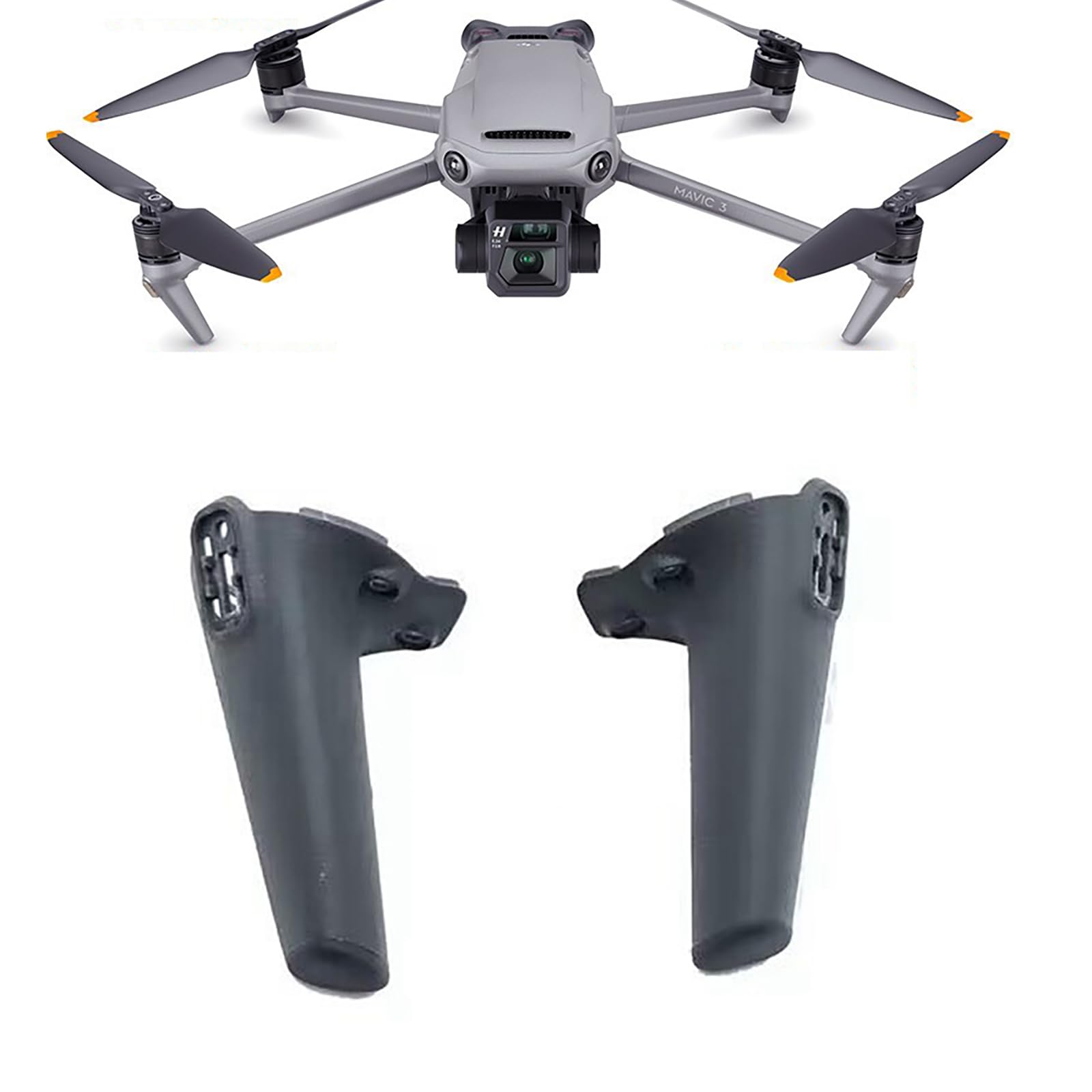 LICHIFIT Front Legs Landing Gears for DJI Mavic 3 Pro / 3T Drone Left Right Front Arm Stand Feet Height Enhancement Bracket Extended Legs