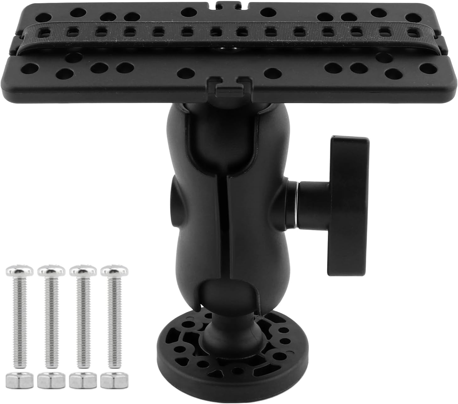 CALIDAKA Fish Finder Mount Base - 360 Degree Rotation Universal Marine Electronic Holder for Boat 10 61uloNJG78L. AC SL1500