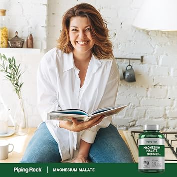 Piping Rock Magnesium Malate | 1800 mg | 180 Caplets